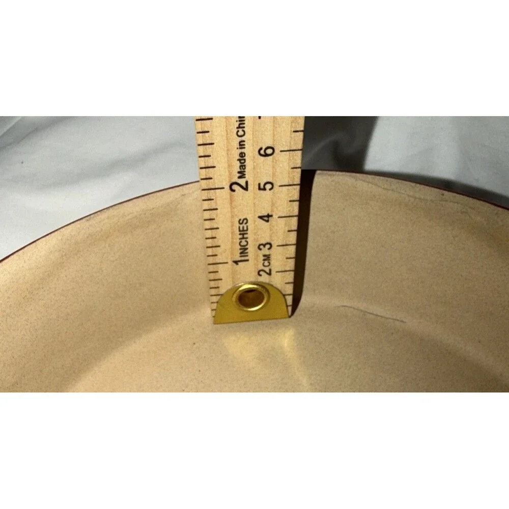 Pampered Chef Family Heritage Stoneware 9in 2.4 qt Oven Freezer Microwave Safe.